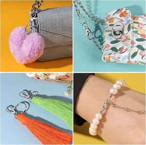 265 Piezas de Clips para Llaveros, Anillas Metálicas con Cierre de Langosta, Anillas para Llaveros para Manualidades y Joyería - Product Image 6