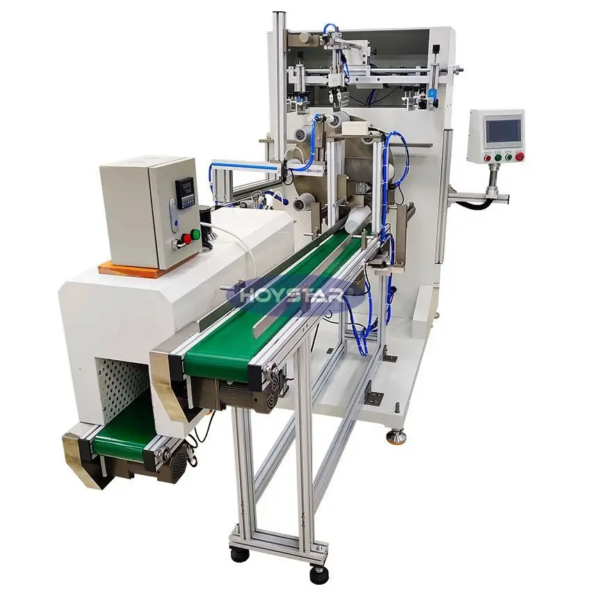 Automatische 1-Farben-Siebdruckmaschine für Kunststoff becher PP-Becher