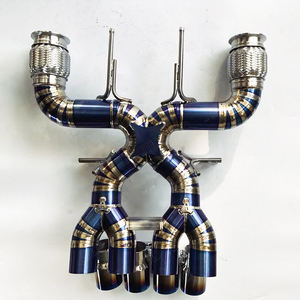 Sistema de Escape Completo con Válvulas de Titanio Estilo <span class=keywords><strong>McLaren</strong></span> <span class=keywords><strong>720S</strong></span> 765LT JTLD - Kit de Conversión Ligero de Alto Rendimiento 100% Compatible - Product Image 2