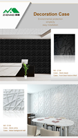Panneaux muraux 3D en PVC modernes, imperméables et écologiques, pour usage intérieur et extérieur, salle de bain, salle à manger, salon, salle de sport, entrepôt, appartement, hôtel