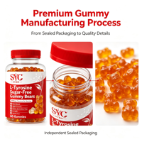 Gummies personnalisées à la L-Tyrosine sans sucre 1000mg – Complément alimentaire haute puissance pour le soutien de la concentration – Marque privée OEM