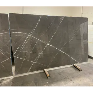 Façade en pierre Carreaux de marbre gris Skab Revêtement mural Marbre gris Pietra grand format - Product Image 3