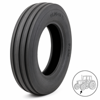 Ban Tubeless As Roda Depan Traktor F2M Tread 10.00-16 TL 11.00-16 TL 10PR Karet Alam Penanganan Stabil untuk Pekerjaan Pertanian