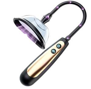 Dildoバイブレーター女性用セックスおもちゃDildosカップルレズビアンプッシーポンプ大人用乳首ポンプ玩具3-In-1女性玩具自動真空Cl - Product Image 1