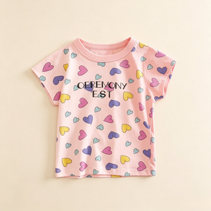 Venta al por mayor de suéteres de verano para niñas con cuello redondo, decorados con un lindo motivo de arcoíris, suministro a granel de fábrica, costo ODM, <span class=keywords><strong>Ropa</strong></span> - Product Image 3