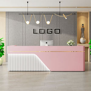 Mostrador de recepción de nuevo diseño, salón de belleza, cajero <span class=keywords><strong>en</strong></span> la recepción, Mostrador de spa personalizado para mostrador de recepción de <span class=keywords><strong>gimnasio</strong></span> de hotel - Product Image 6