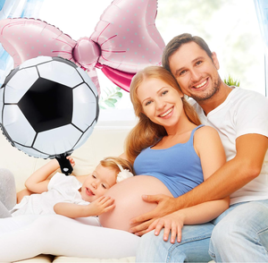 12 Globos <span class=keywords><strong>de</strong></span> Fútbol <span class=keywords><strong>para</strong></span> Revelación <span class=keywords><strong>de</strong></span> Género, 6 Lazos Rosas + 6 Globos <span class=keywords><strong>de</strong></span> Fútbol, Artículos <span class=keywords><strong>para</strong></span> Fiestas <span class=keywords><strong>de</strong></span> Revelación <span class=keywords><strong>de</strong></span> Género y Baby Shower - Product Image 4