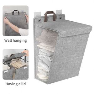 ตะกร้าผ้าพับได้แบบแขวน ตะกร้าใส่ผ้าสกปรก - Product Image 6