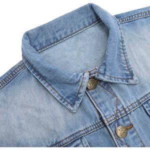 2025 <b>Men's</b> Casual Slim Fit <b>Summer</b> Jean Vest <b>Light</b> Blue XXL Embroidered 3D Pattern Logo Vintage Ripped Sleeveless <b>Jacket</b> - Product Image 2