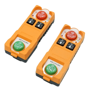 Buena Venta de elevadores de plataforma de trabajo de polipasto industrial antichoque con código fijo de control remoto inalámbrico - Product Image 3