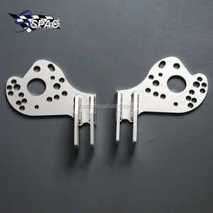Attelle de cadre arrière noir pour Suspension de <span class=keywords><strong>voiture</strong></span> universelle, argent + or - Product Image 5