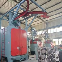 Máquina de granallado eléctrica de alta eficiencia Abrator de nueva condición para descalcificar estructuras de acero Tipo de correa de caída de dobladillo