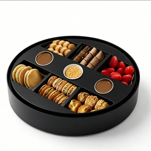 Boîtes d'emballage pour la restauration rapide en papier kraft personnalisables pour les hamburgers, le poulet frit, les frites et les en-cas cuits au four avec fermeture sécurisée - Product Image 2