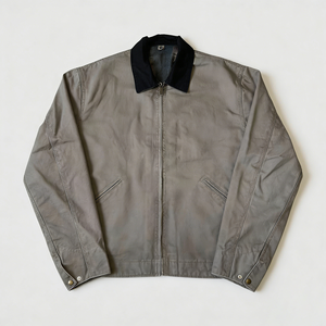 Veste en toile avec logo personnalisé, design streetwear, col rabattu, respirante, écologique, réversible, manteau d'automne, coupe classique pour homme - Product Image 4