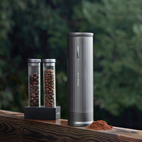 Moulin à café électrique ZeroHero, portable, rechargeable, à meules coniques pour expresso