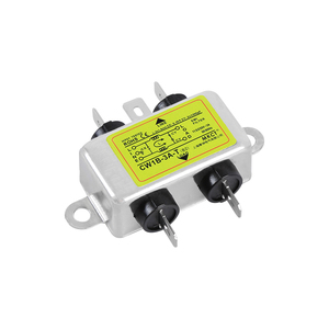 Filtre de puissance EMI monophasé à connexion par insertion MK CW1B-1A/3A/6A/10A-T(B2) 115/250VAC 50/60Hz certifié CE, en métal, <span class=keywords><strong>passe</strong></span>-<span class=keywords><strong>tout</strong></span> - Product Image 2