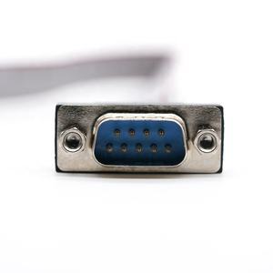 Connexion COM personnalisable <span class=keywords><strong>DB9</strong></span> noyau de colle bleue connecteur mâle/femelle prise croix/câble d'extension série à courant continu - Product Image 2