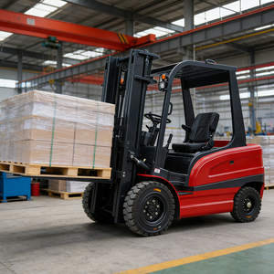 Chariot élévateur électrique portable de 3 tonnes, 3,5 tonnes, petit modèle, avec fourches réglables pour le déplacement des palettes, vente directe du fabricant - Product Image 2