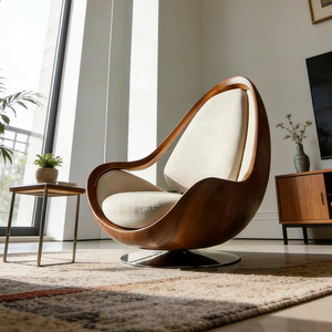 <span class=keywords><strong>Fauteuil</strong></span> à bascule moderne <span class=keywords><strong>en</strong></span> forme <span class=keywords><strong>d</strong></span>'œuf, <span class=keywords><strong>fauteuil</strong></span> <span class=keywords><strong>d</strong></span>'appoint <span class=keywords><strong>en</strong></span> tissu, minimaliste, luxe, salon, meubles de salon, <span class=keywords><strong>fauteuil</strong></span> inclinable - Product Image 2