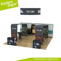 Support d'arche de stand d'exposition suspendu 20x20 avec support TV