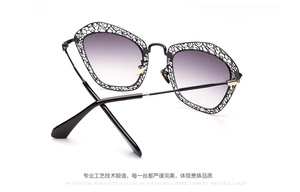Gafas de Sol de alta calidad al por mayor de China con lentes circulares <span class=keywords><strong>reticulares</strong></span> negras de moda más vendidas - Product Image 5