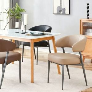 Sillas de Comedor de Cuero 2026 para Cocina, Sillón de Lujo para Comedor, Muebles de Oficina, Silla de Negociación de Alta Gama - Product Image 3