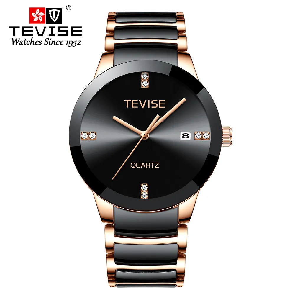 TEVISE T845GS wristwatches 2019 OEM घड़ियों पुरुषों लक्जरी ब्रांड क्वार्ट्ज आंदोलन