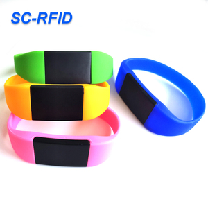 Không thấm nước Silicone dây đeo cổ tay thông minh RFID NFC Vòng đeo tay với chip trả tiền cho các khách sạn thể thao sự kiện tần số 13.56MHz 125Khz - Product Image 5