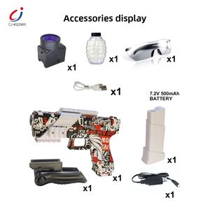 Chengji garçon jeu de jeu en plein air lumineux électrique automatique pistolet souple jouet Cool brûlant Pistolas De <span class=keywords><strong>Bolas</strong></span> De jouet pistolet pour garçon - Product Image 4