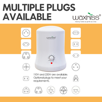 Chauffe-cire électrique portable mini pour salon et spa, capacité 200cc, pour la cire à épiler mains et corps