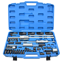 Kit d'extraction de 40 pièces pour camions et automobiles, outil marteau à inertie, extracteur d'injecteurs diesel pour moteurs diesel, outils de réparation de pneus