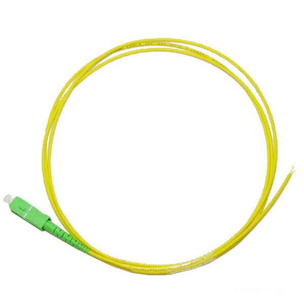 High temperature stability SM simplex sc apc fiber optic pigtail