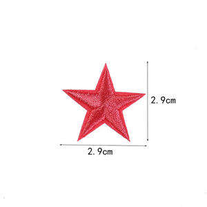 Offre Spéciale – Lot de mini-patchs brodés thermocollants en forme d'étoile et de cœur, colorés et mignons, de 1 pouce (2,5 cm) et 3 cm, pour vêtements d'enfants - Product Image 6