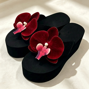 Infradito con Zeppa Nera Personalizzabile con Logo OEM, Etichetta Privata, Fai da Te, con Suola Spessa, Comode e Casual - Product Image 5