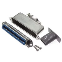 Conector Centronics Serie 57 Macho Hembra CN14/24/36/50P, Adaptadores de Cable para Impresora y Computadora con Cubierta Metálica