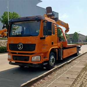 Camión de Remolque Shacman de 8 Toneladas para Reparación y Rescate en Carreteras, Camiones de Remolque de Servicio Pesado con Grúa Hidráulica en Venta - Product Image 2