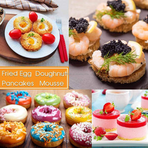 2025 thép không gỉ Vòng Cookie cutter với xử lý, Chuyên Nghiệp Baking bột công cụ - Product Image 4