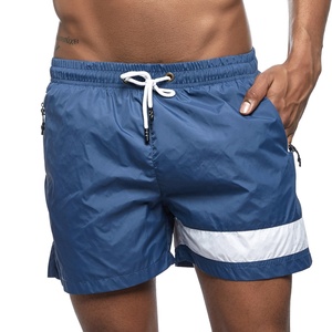 2024 meilleure vente hommes décontracté sport Shorts haute rue grande taille rayé conception coton Polyester cordon poche imprimé - Product Image 6