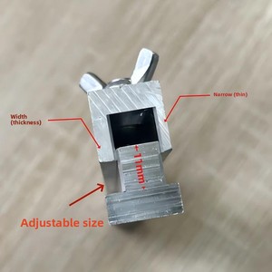 Robusto Banco da Lavoro Regolabile in Alluminio Placcato Oro per Fissaggio Modelli, Strumento per Creazione Gioielli (Collane, Bracciali, Orecchini, Anelli) - Product Image 5