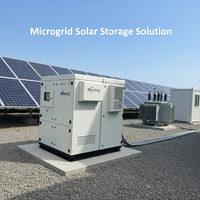 Générateur Statique Hybride SCU GRES 75 50 II 76,8 kWh LFP + Chargeur EV 30 kW pour Stations Éloignées