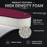 Tissu stratifié en mousse écologique pour doublure intérieure de chaussures et décoration intérieure de voiture, épaisseur personnalisable
