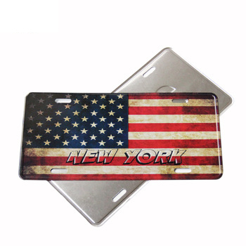 DIY Croatia Zagreb 12" X 6" Metal Stamped Car Number Plate For Sport Car