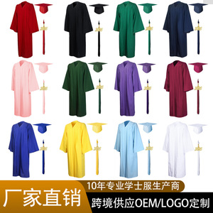 Túnica de Graduación Tejida Jing Zherui para Adultos, Unisex, Traje Académico, Conjunto de Graduación Universitaria XSF22 - Product Image 5