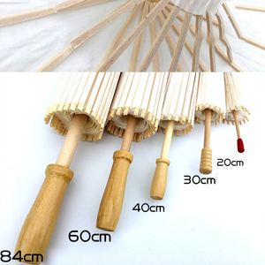 Parapluies en papier blancs pour enfants, style chinois et japonais, pour le bricolage, la décoration de mariage, les accessoires photo et les loisirs créatifs - Product Image 5