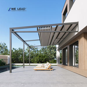 3x3 3x4 4x3 4x4 4x5 4x6 6x3 6x4 6x5 6x6m Jardín moderno Toldo retráctil de aluminio para exteriores - Product Image 4