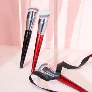 Pinceau de contour incliné à manche en bois, marque privée, professionnel, sans cruauté, pour usage quotidien - Product Image 6