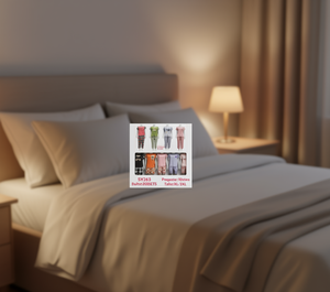 Pigiama da donna taglie forti Sy263, set XL-3XL in maglia morbida con stampa cartoon, abbigliamento casual da notte a lunghezza intera, vestibilità ampia - Product Image 2