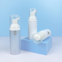Flacon vide de 50 ml en plastique PET avec pompe pulvérisatrice pour mousse nettoyante pour cils, shampoing pour cils et mousse nettoyante pour le visage