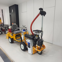Machine de démarquage routier avec moteur 3KW, fonction de recyclage automatique pour la construction de marquages routiers