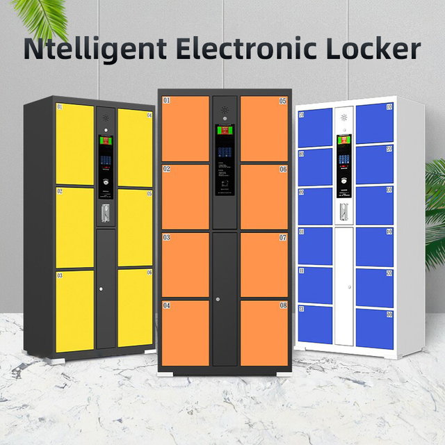 Smart Electronic Parcel Locker, Multi-door Self-service Storage Cabinet for Public Places